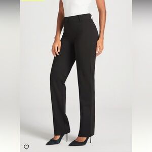 Betabrand Classic Dress Yoga Straight Pants Sz Large Petite